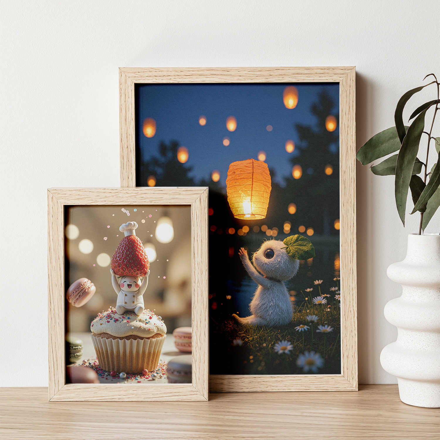 Enzino print in a customer's home — inspiration 1