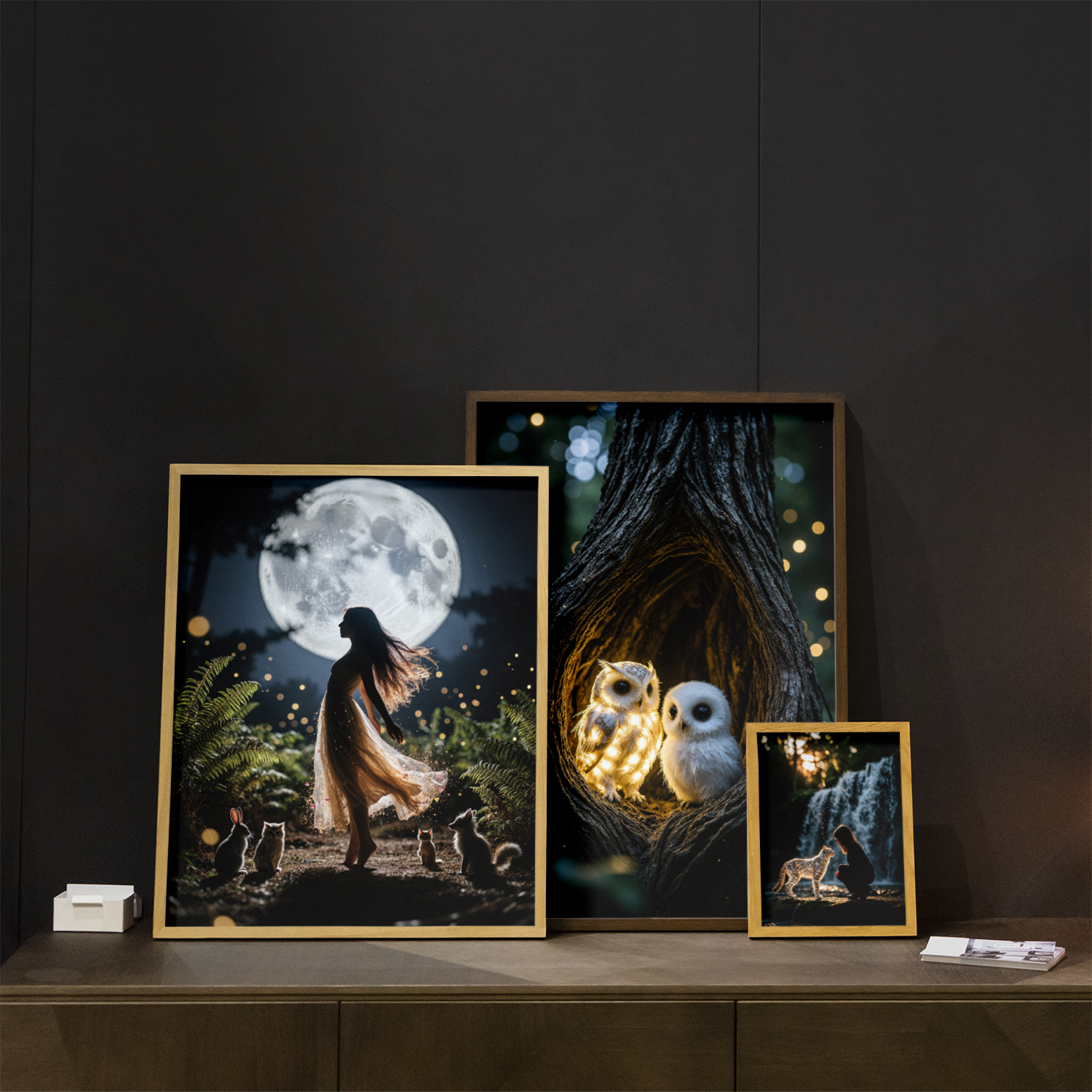 Enzino print in a customer's home — inspiration 2
